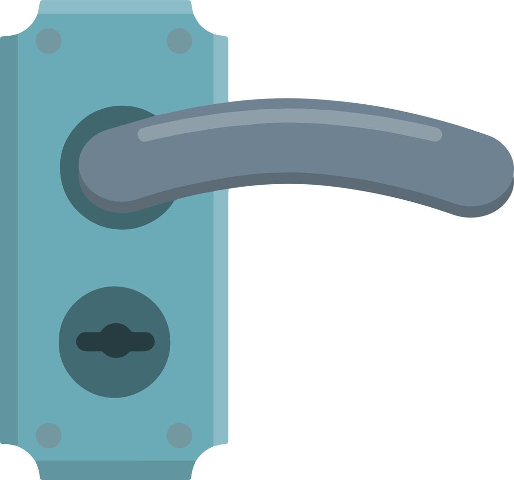 Door handle. Doorway and entrance vector