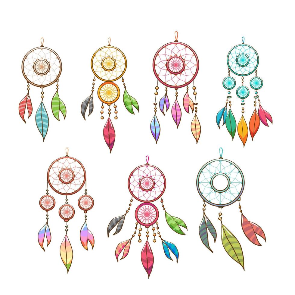 Dreamcatcher vector set collection graphic design