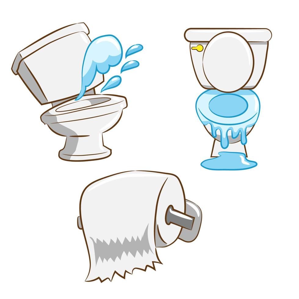 Toilet vector set collection graphic design