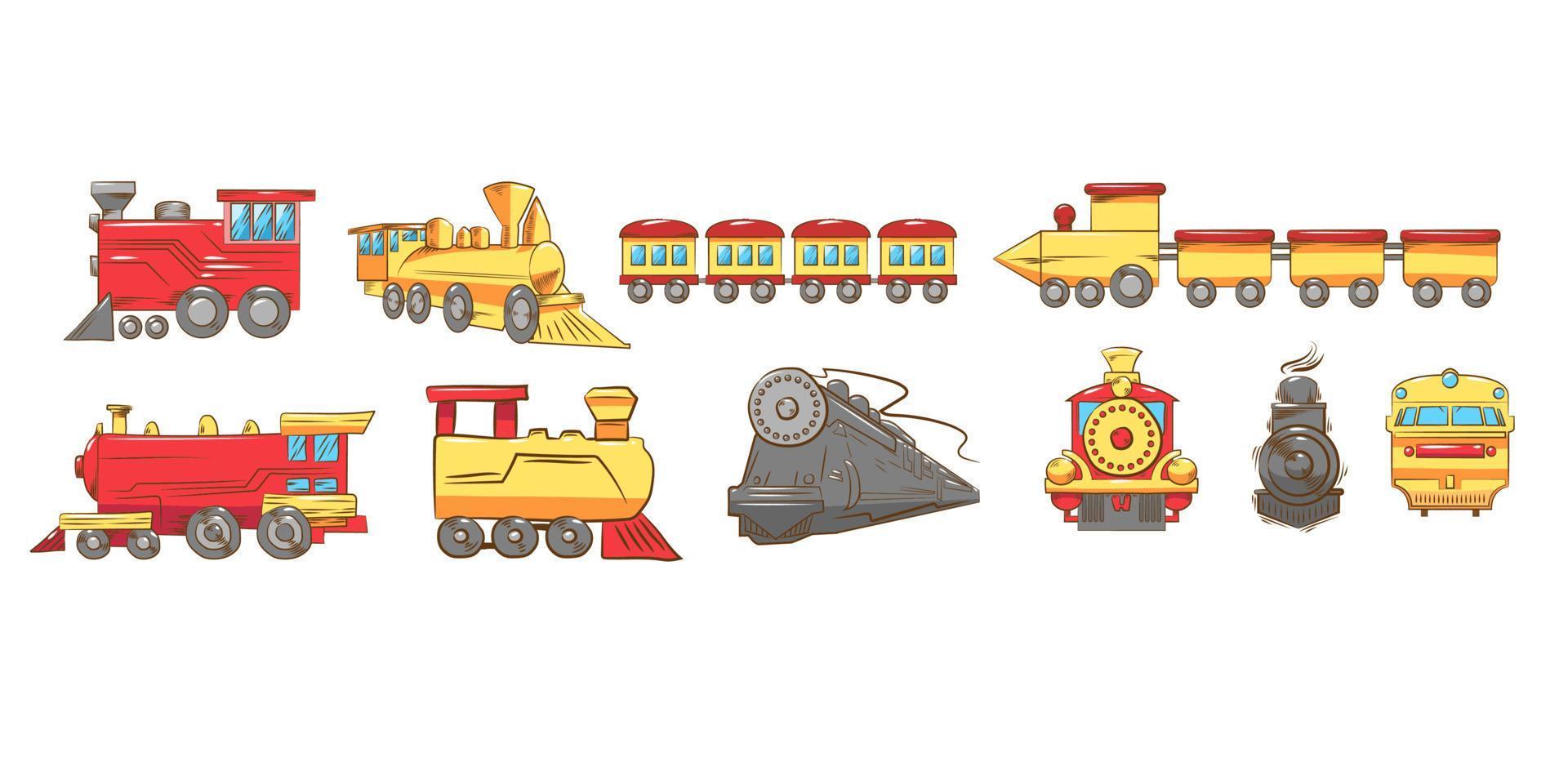 Train vector graphic clipart design