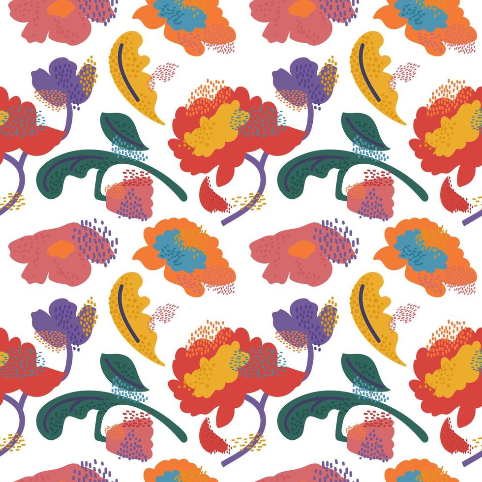 Floral Seamless Vector illustration pattern Background