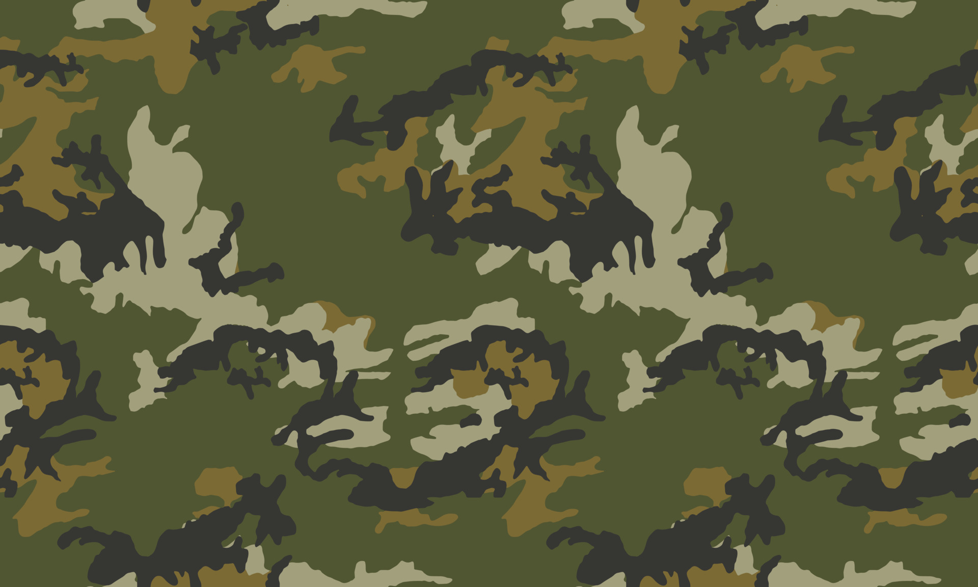 Texture military camouflage seamless Vector Pattern 8554604 Vector Art ...