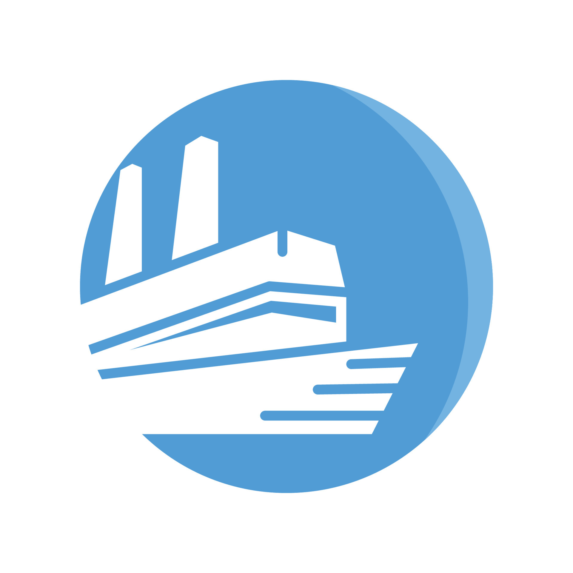 cruise ship icon in circle button illustration 8554745 Vector Art at