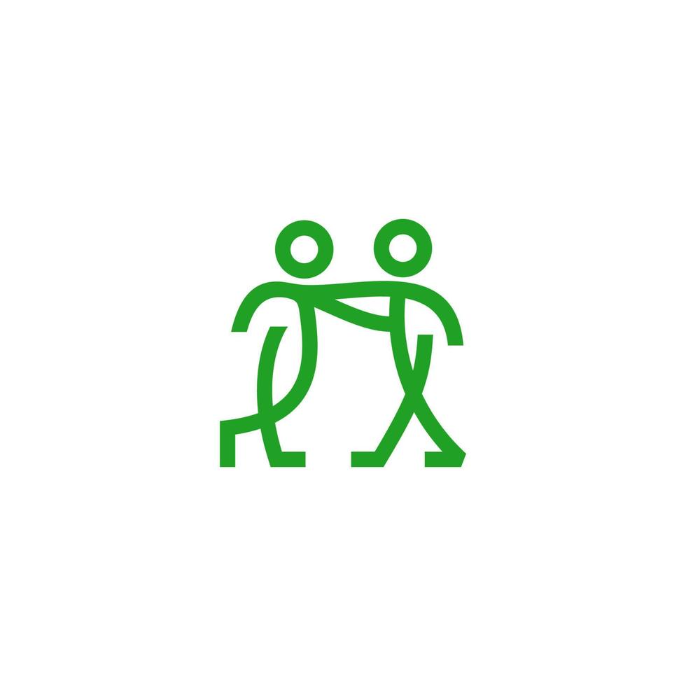 people teamwork connect symbol icon vector