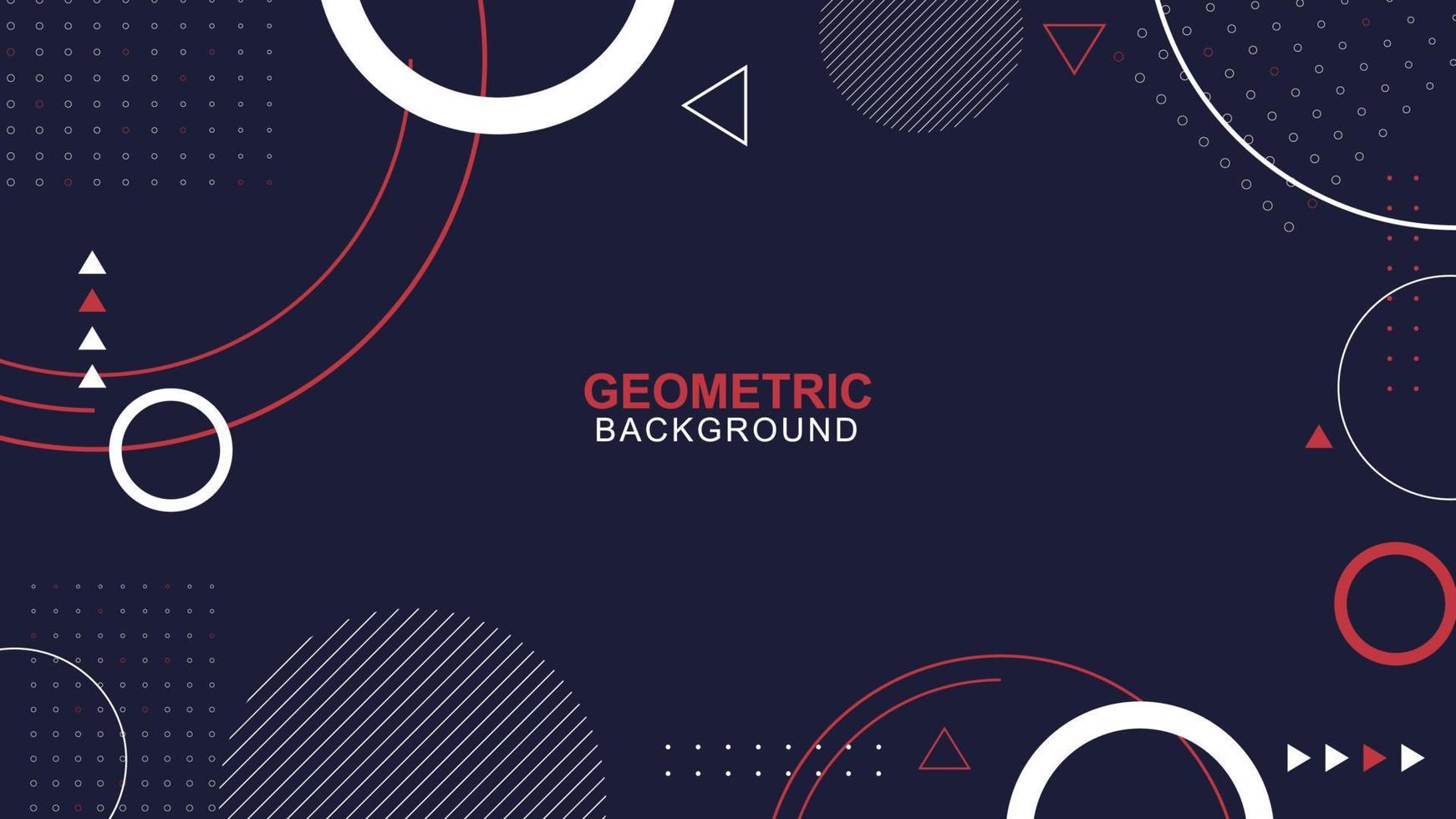 Geometric shape background with modern design vector