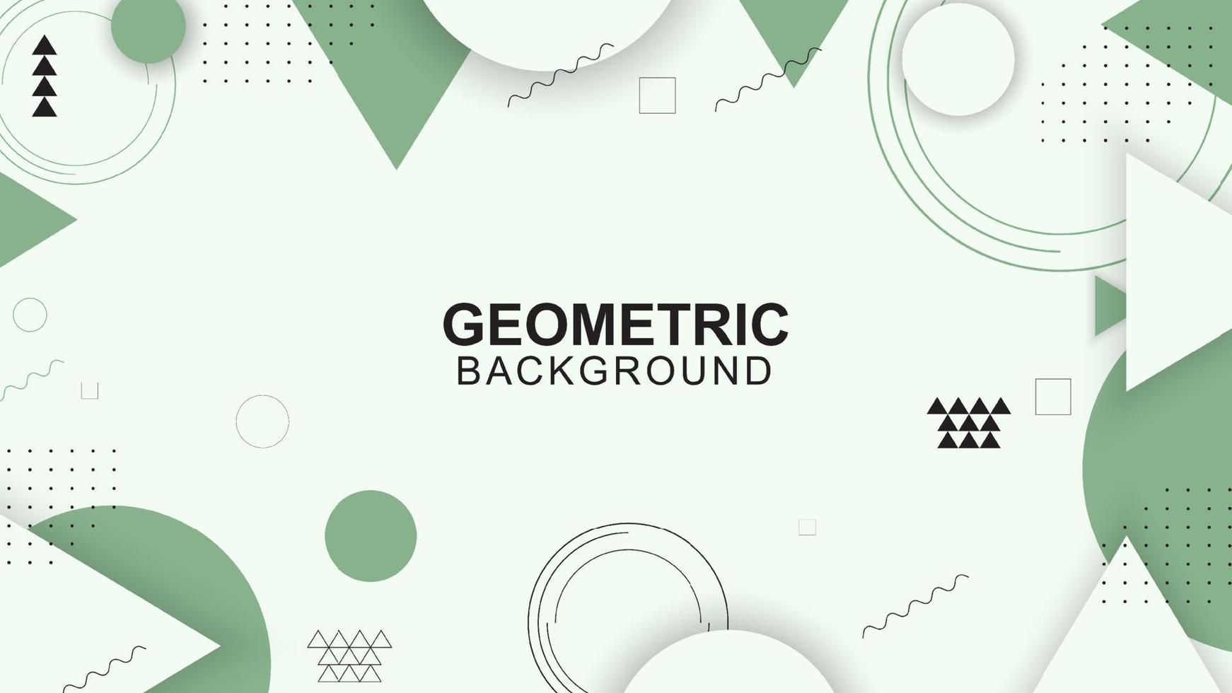 Geometric shape background with modern design vector