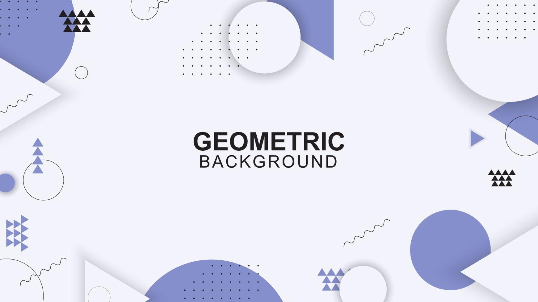 Geometric shape background with modern design vector