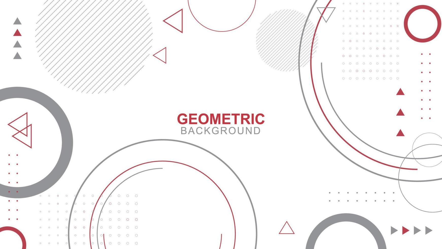 Geometric shape background with modern design vector