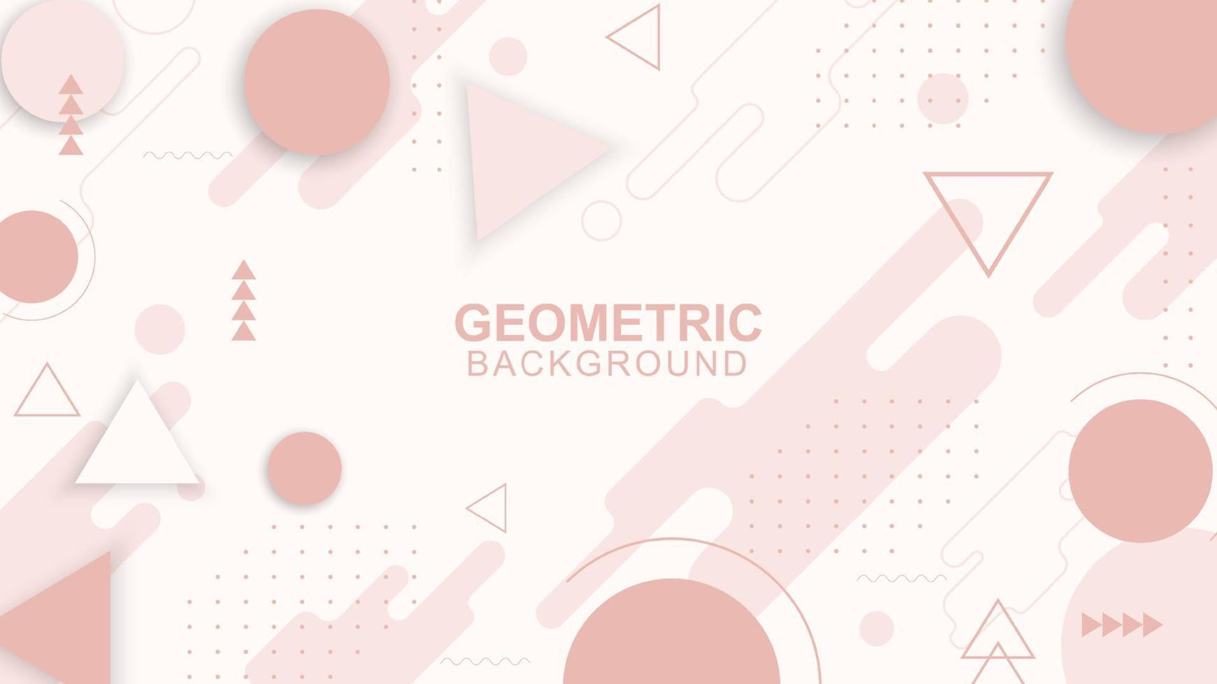 Geometric shape background with modern design vector