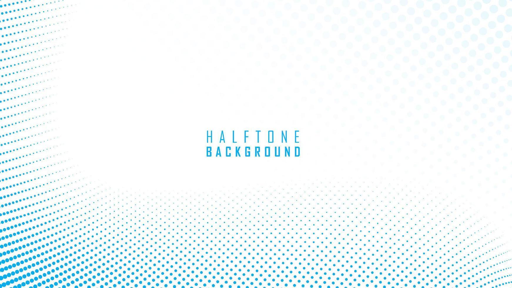 fondo blanco con puntos azules de semitono vector