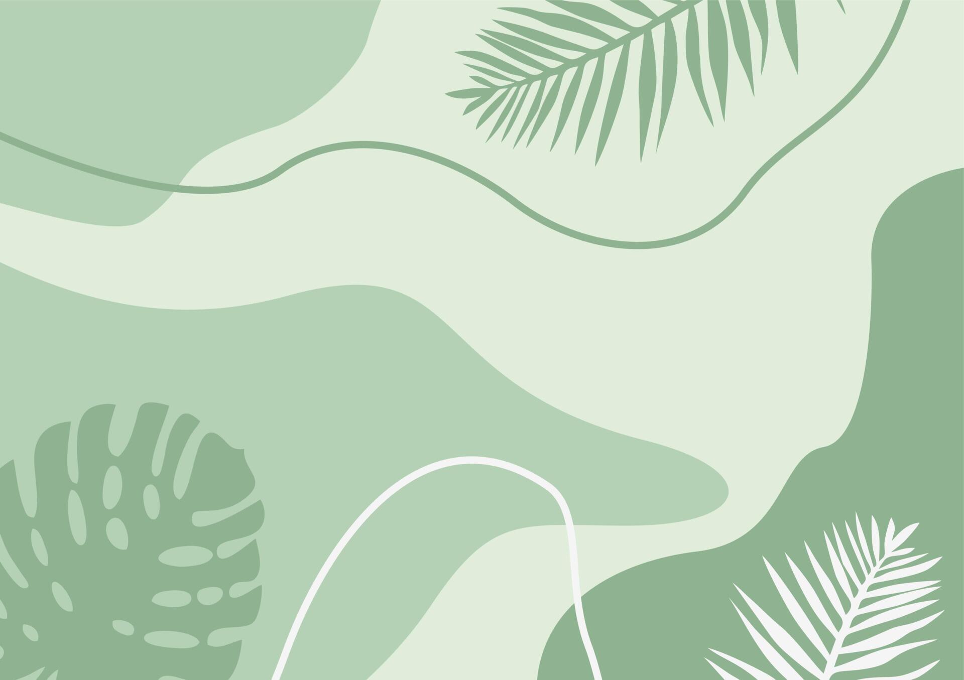 soothing fresh green pastel color background. with abstract elements