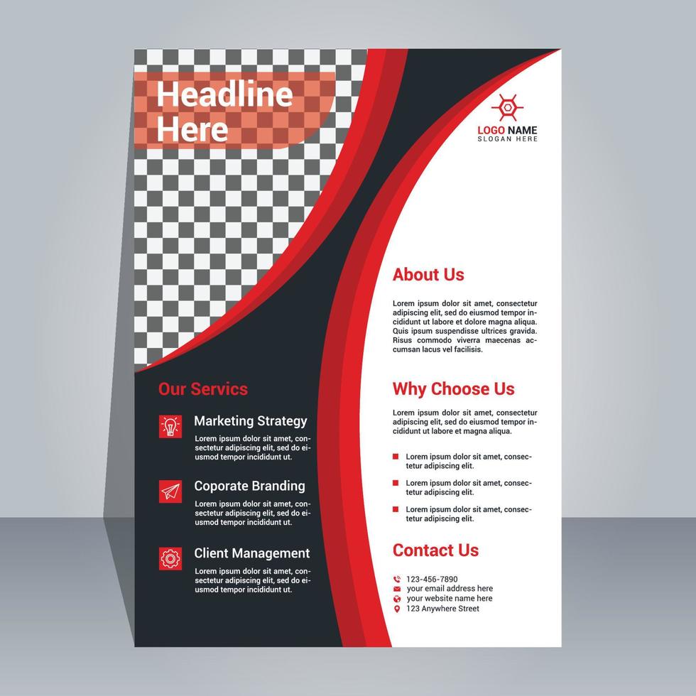 Flyer Design Template vector