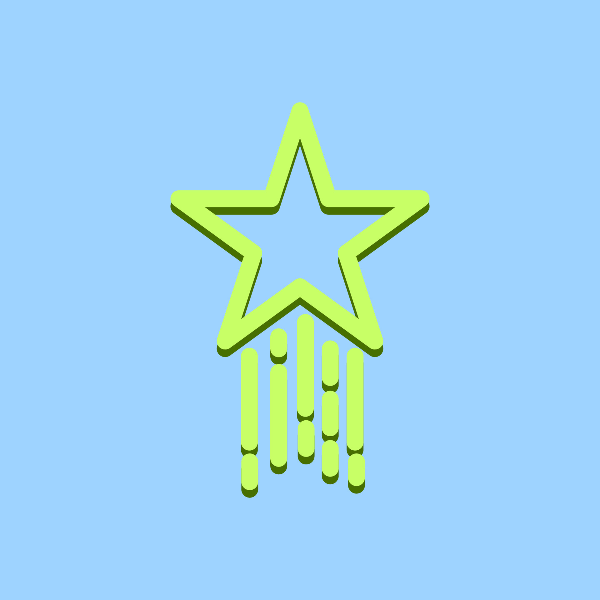 star vector green color 8555330 Vector Art at Vecteezy