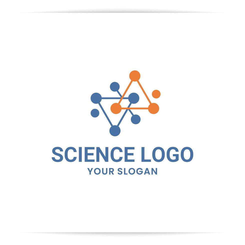 vector de conexión de tecnología de diseño de logotipo