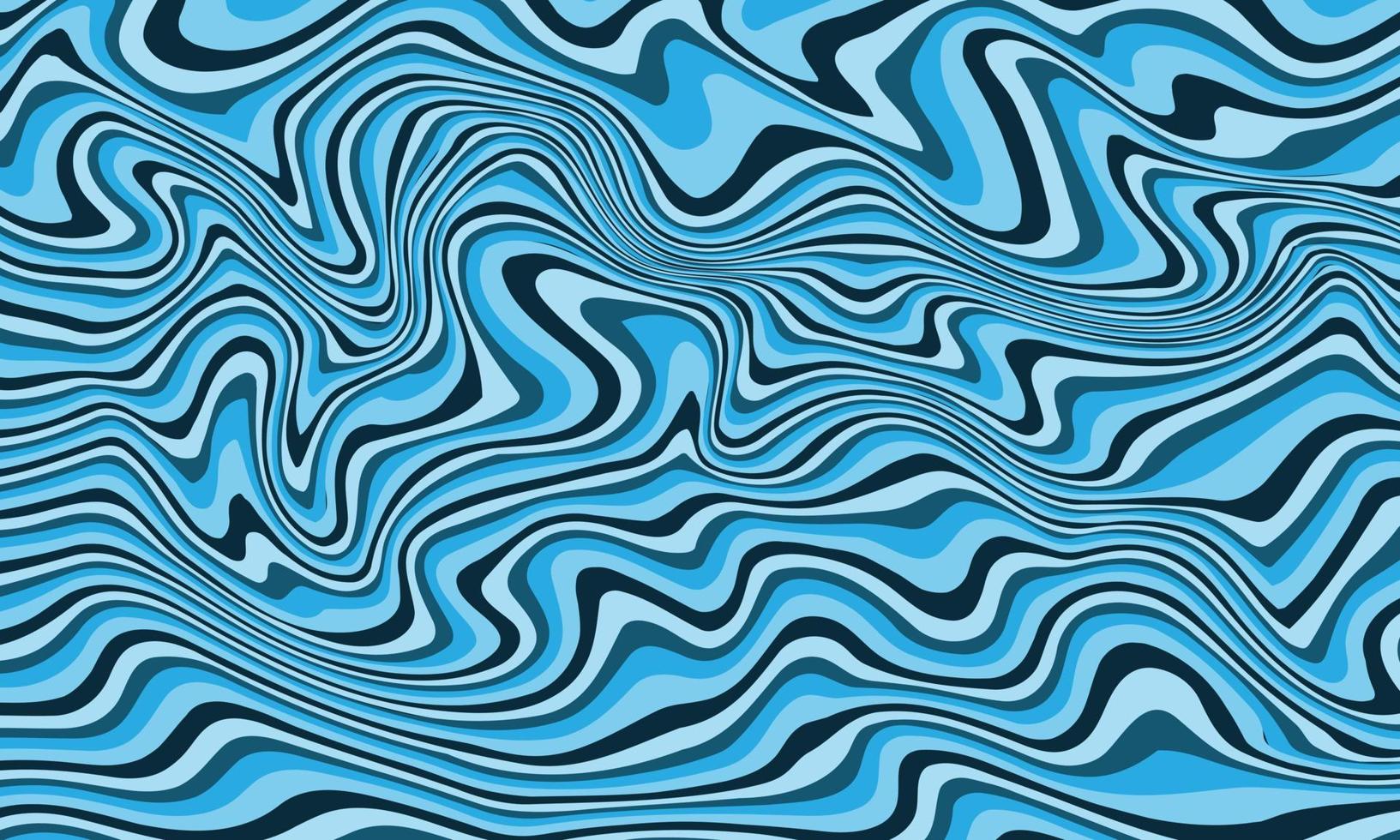 vector de fondo de onda de líneas azules abstractas