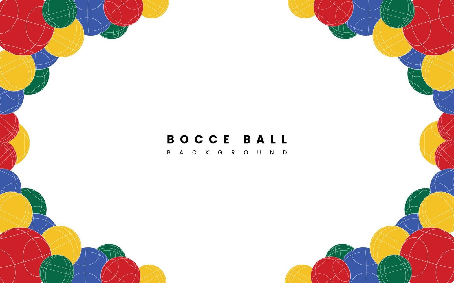 Many Colorful Bocce Ball Backgrounds Can be Used For Design Purposes with a Bocce Ball Sports Theme. vector