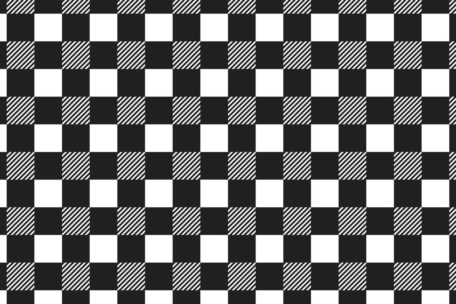 Plaid pattern seamless vector. Dark textured tartan check background vector