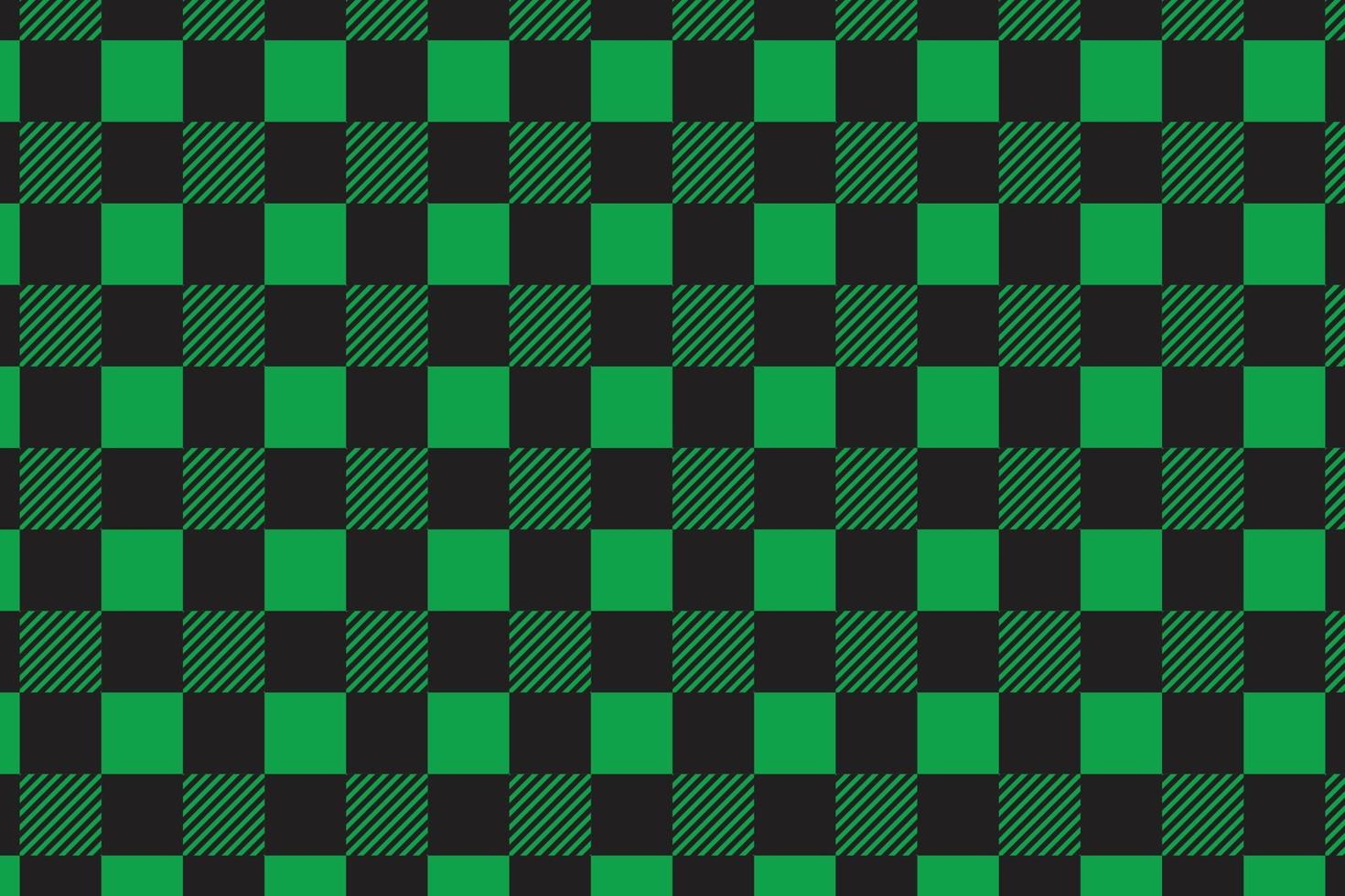 Plaid pattern seamless vector. Dark textured tartan check background vector