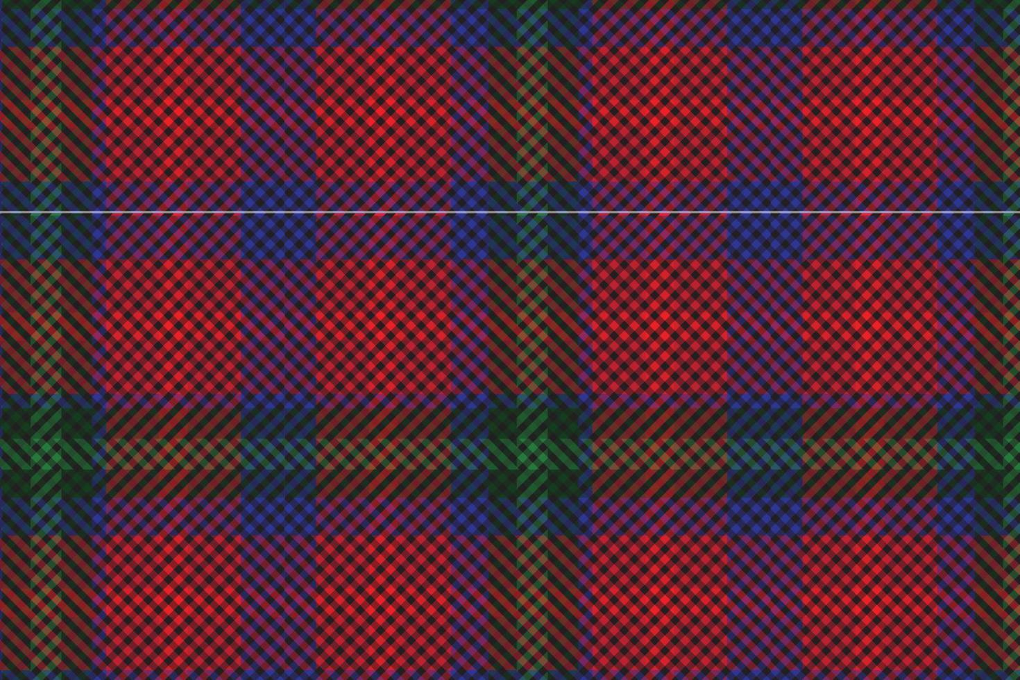 Plaid pattern seamless vector. Dark textured tartan check background vector