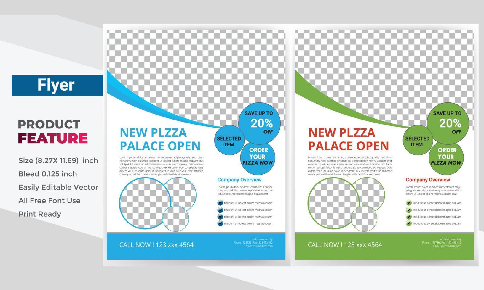 flyer brochure cover design layout space, vector illustration. template in A4 size