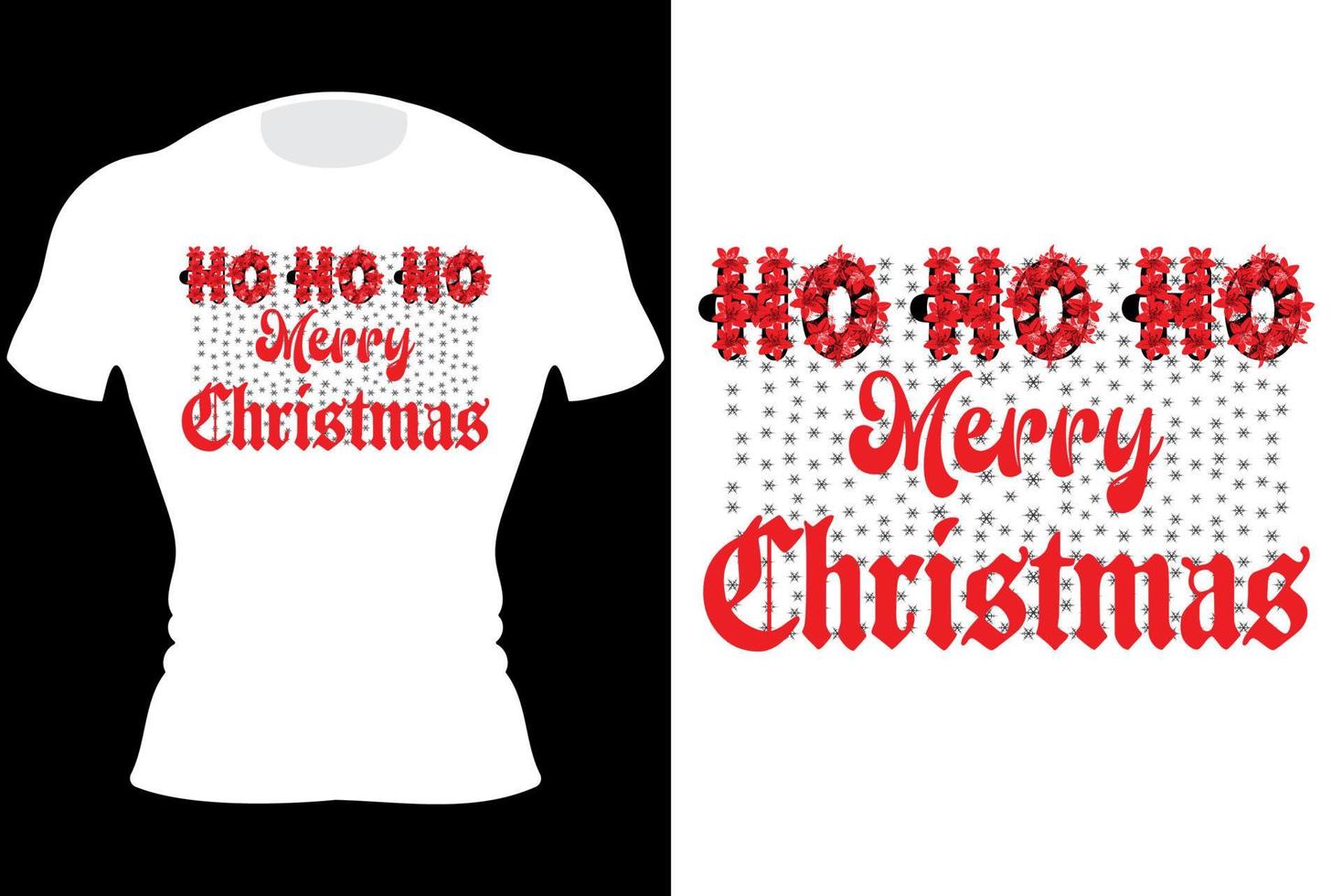 Merry Christmas typography lettering T-Shirt, Christmas T-shirt Design, Happy Christmas Day Gift, Vintages Tshirt, Vector, Christmas Tree vector