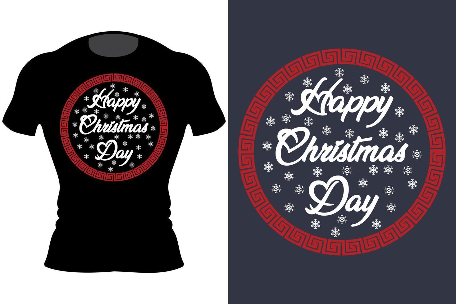 camiseta con letras de tipografía de feliz navidad, diseño de camiseta de navidad, regalo de feliz día de navidad, camiseta vintage, vector, árbol de navidad vector