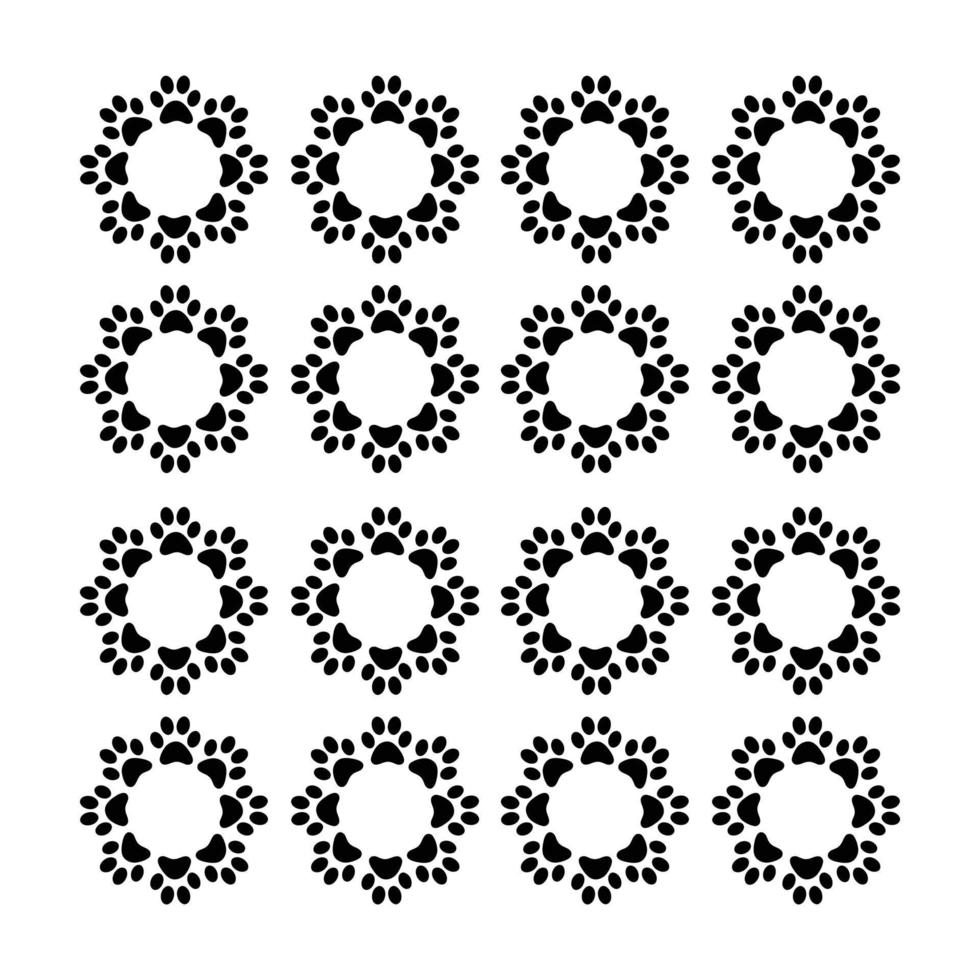 dog paws background backdrop vector