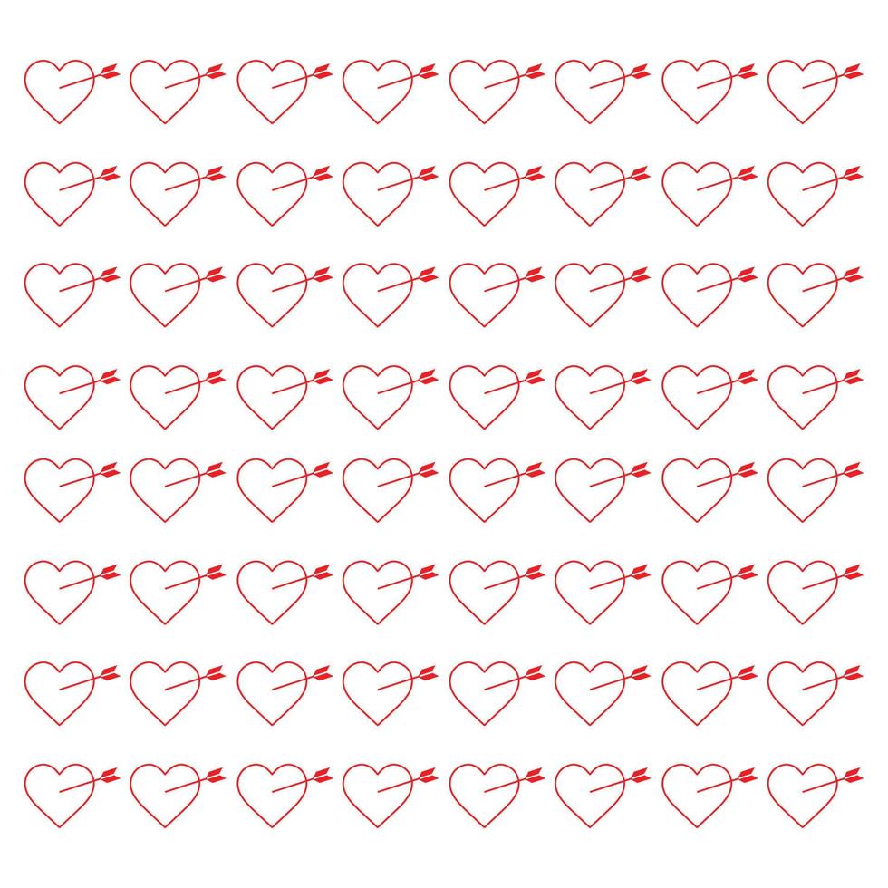 hearts love seamless background backdrop texture vector