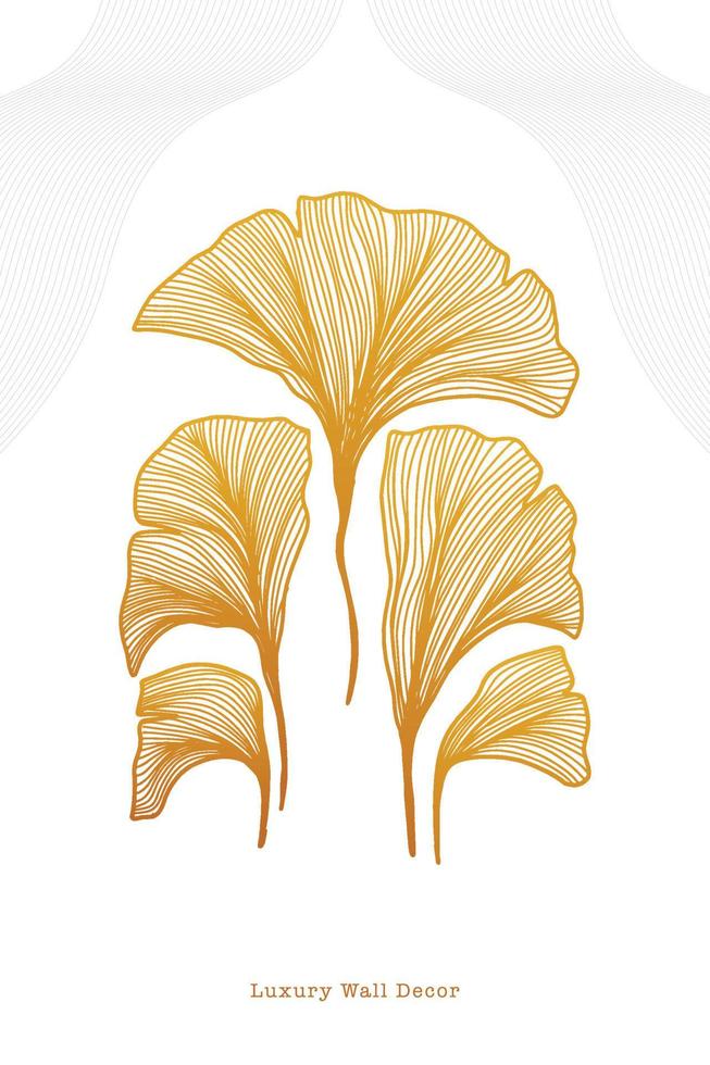 Groovy floral wall decor poster retro vector