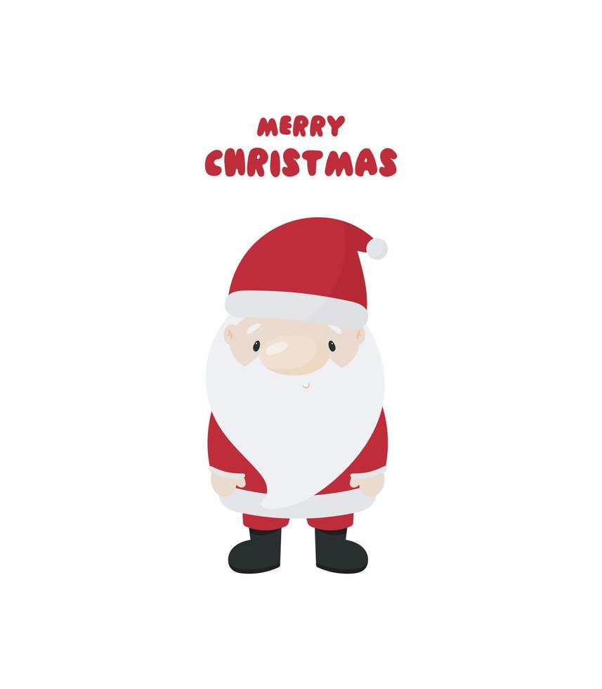Santa Claus. Vector illustration in cartoon style.