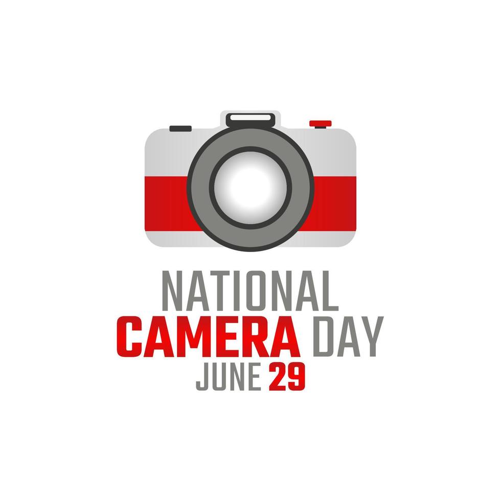 vector graphic of national camera day good for national camera day