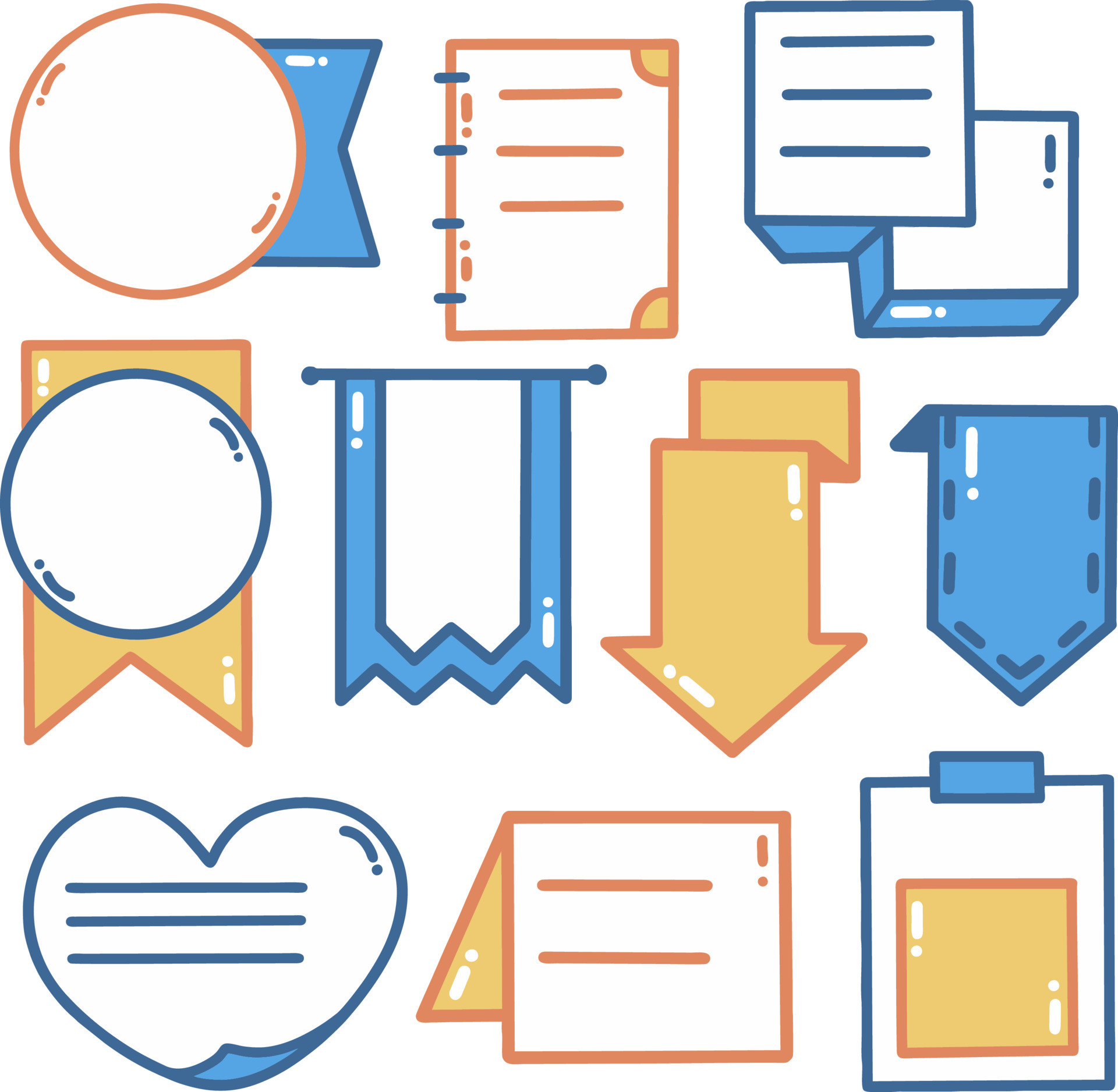 Bullet Journal Vector Art, Icons, and Graphics for Free Download