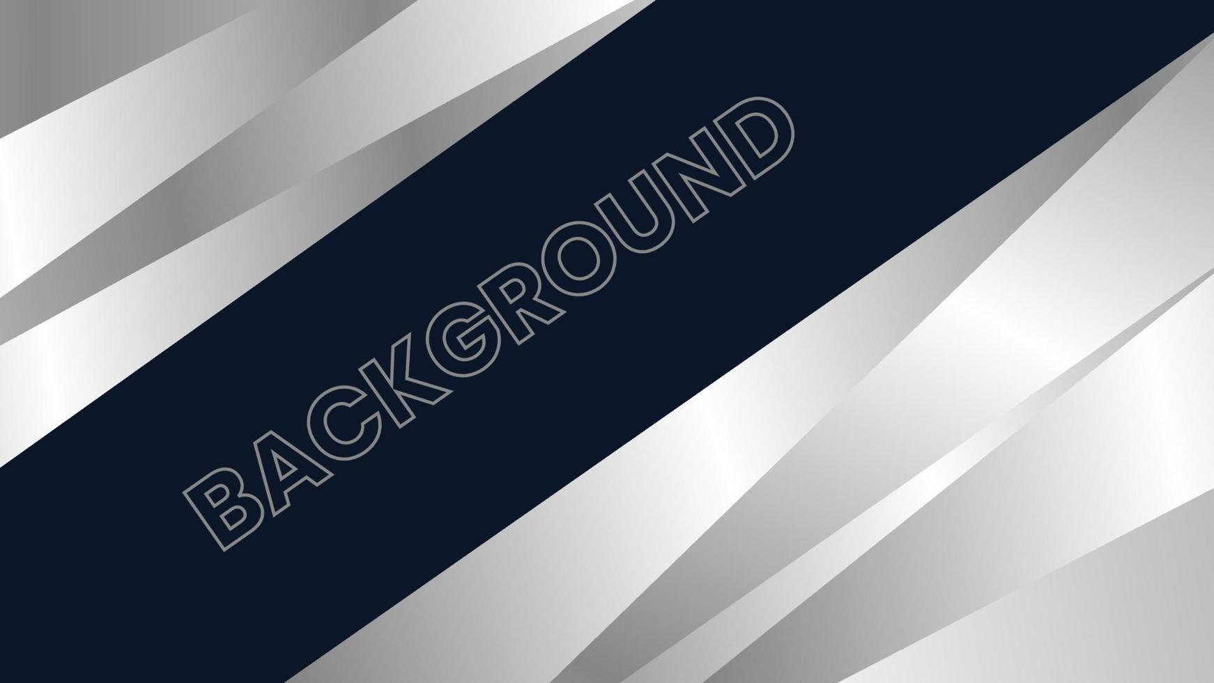 Silver metalic modern background vector