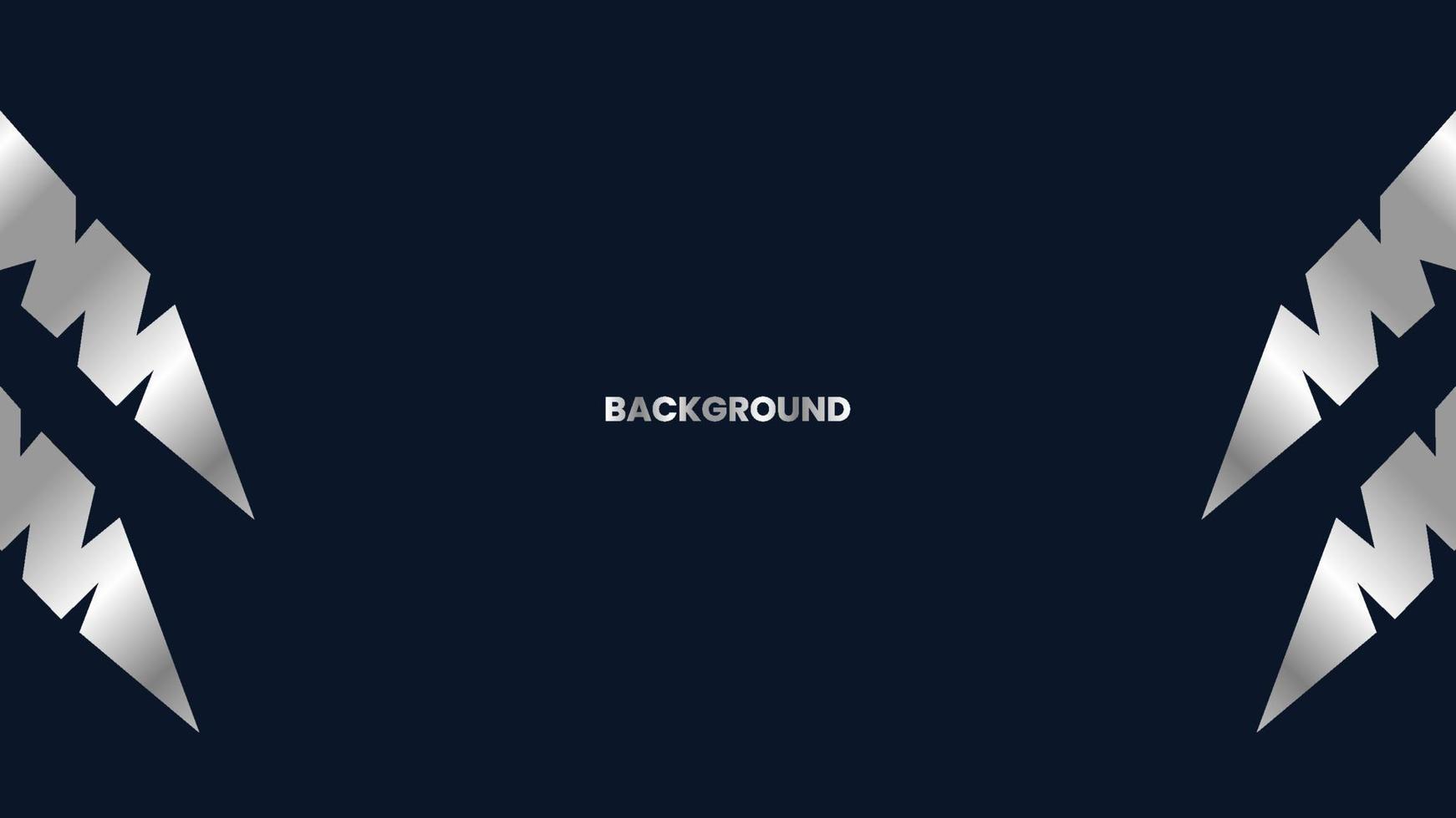 Silver metalic modern background vector