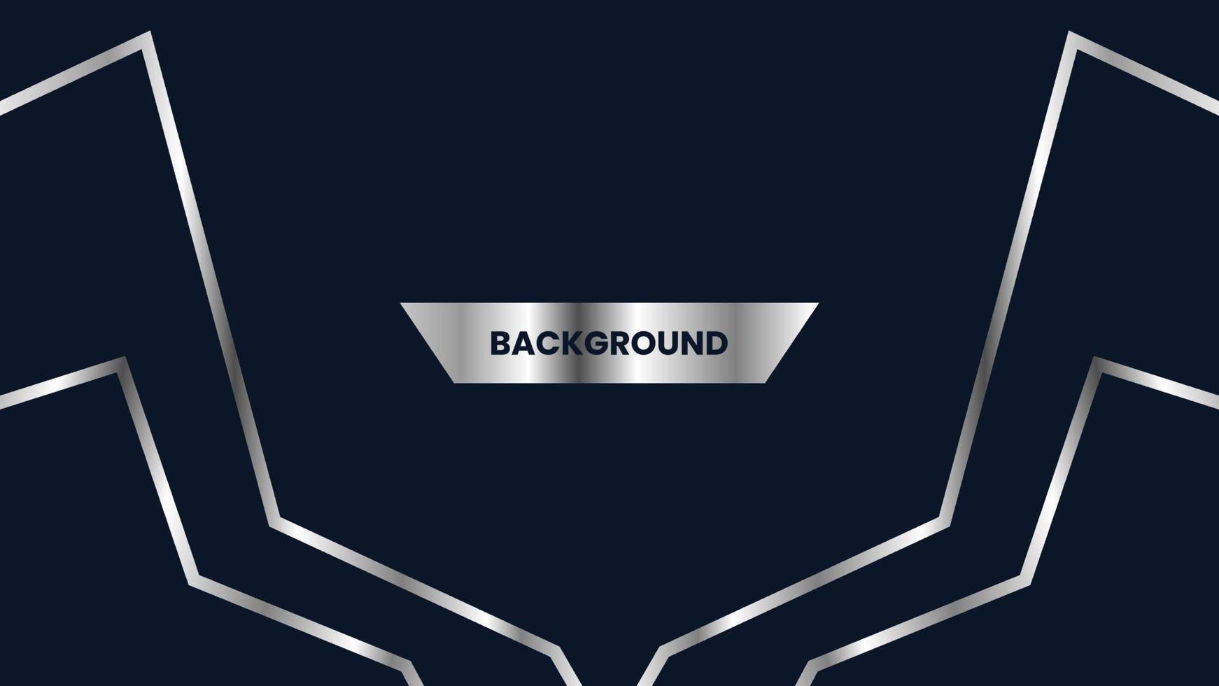 Silver metalic modern background vector