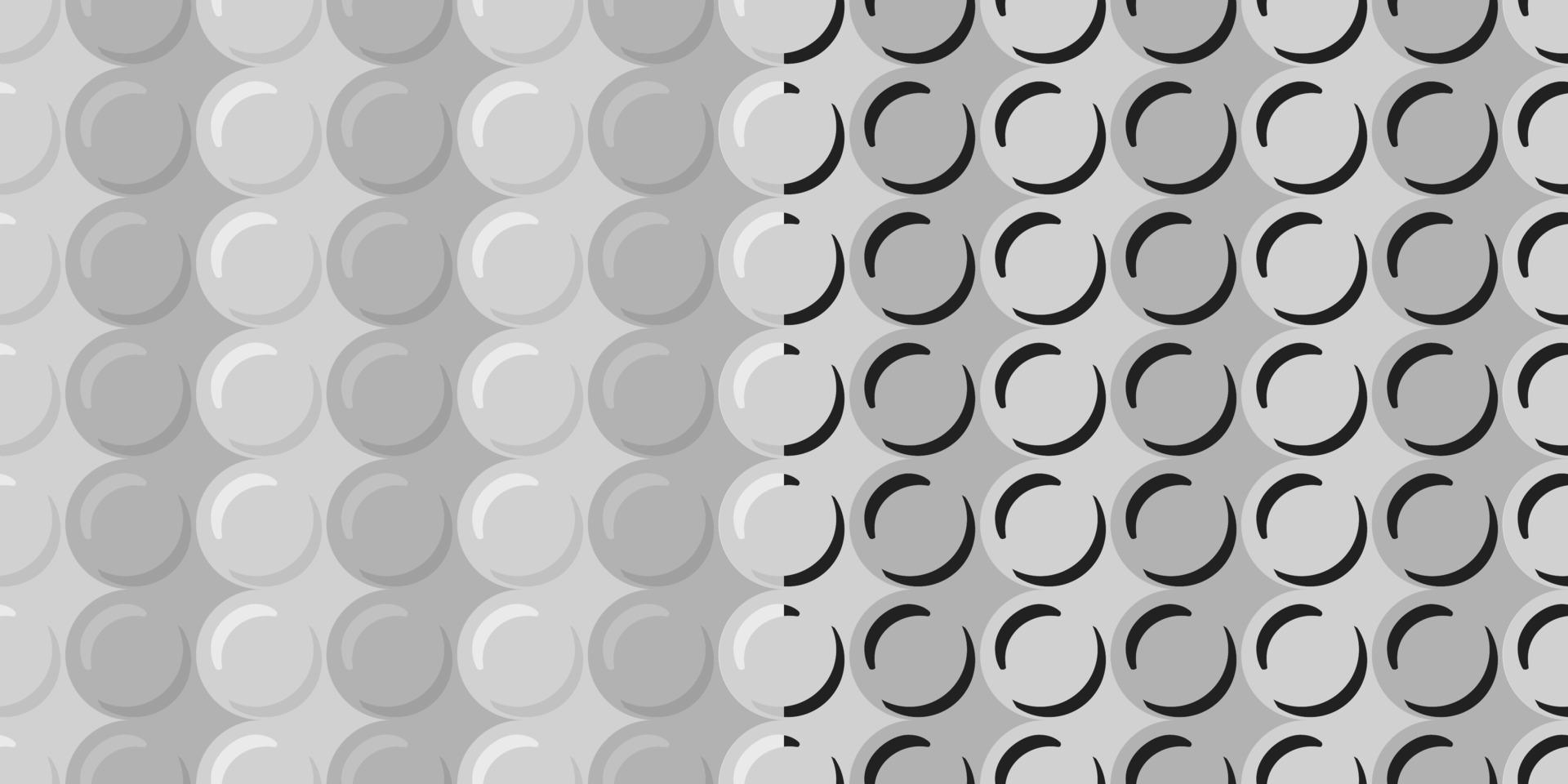 Geometrical seamless pattern Bubbles in vertical lines. Geometric repeat endless tile circles. Seamless pattern for wallpaper, background, furniture, fabric, trendy simple design vector