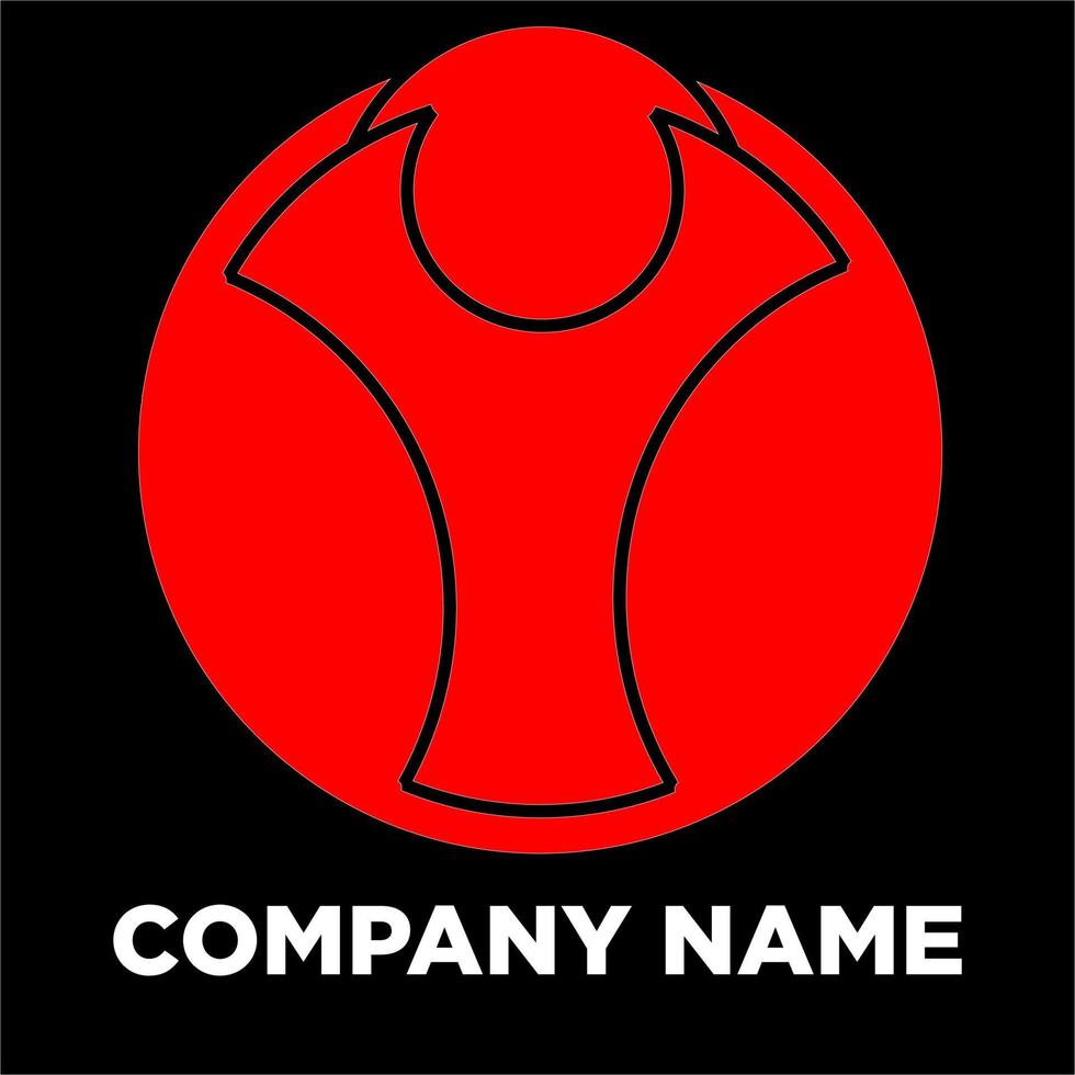 nuevo logotipo de la empresa simple yo vector