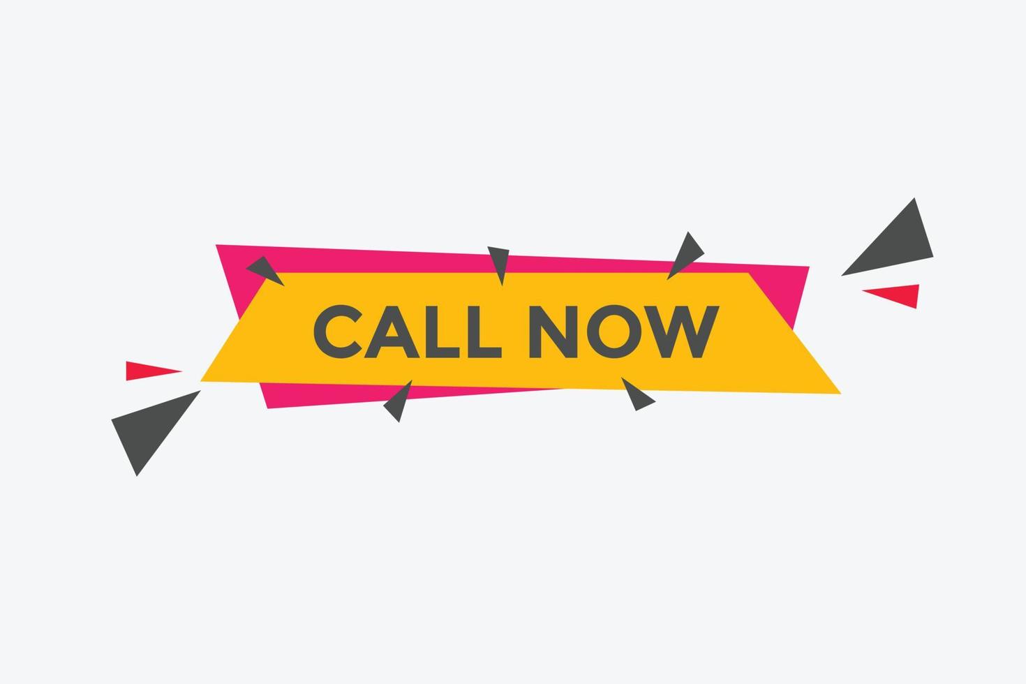 Call now button.call now text web template. Sign icon banner vector