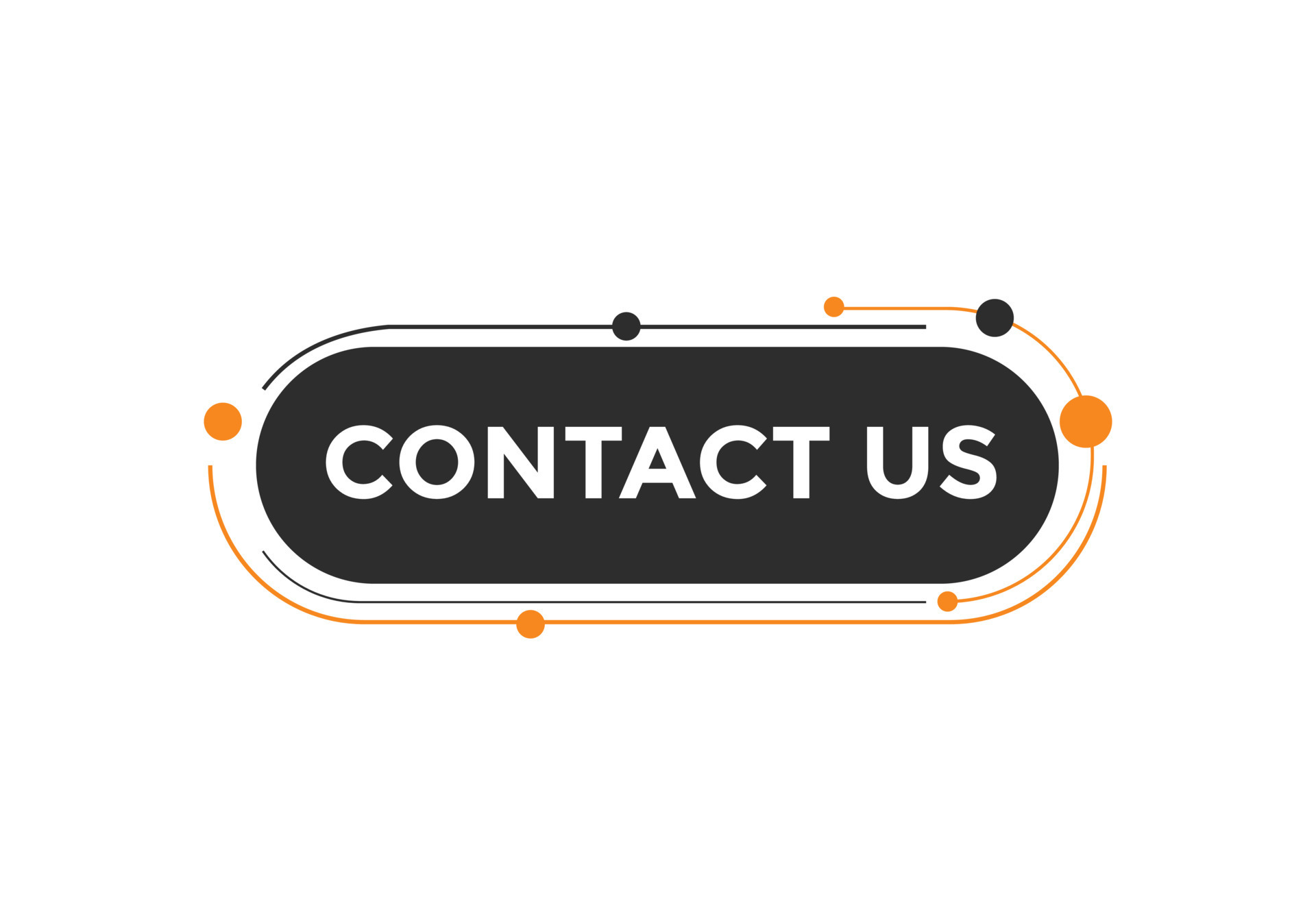 contact-us-text-button-web-button-template-contact-us-8558709-vector