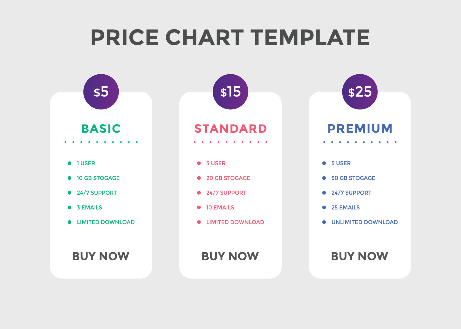 product comparison matrix template