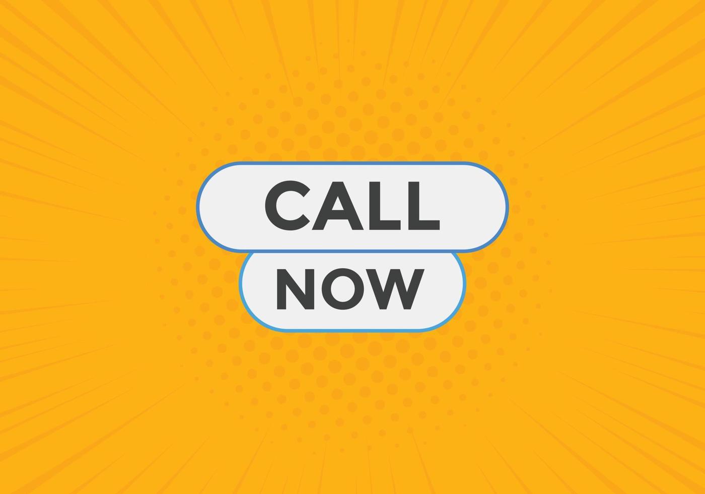 Call now button.call now text web template. Sign icon banner vector