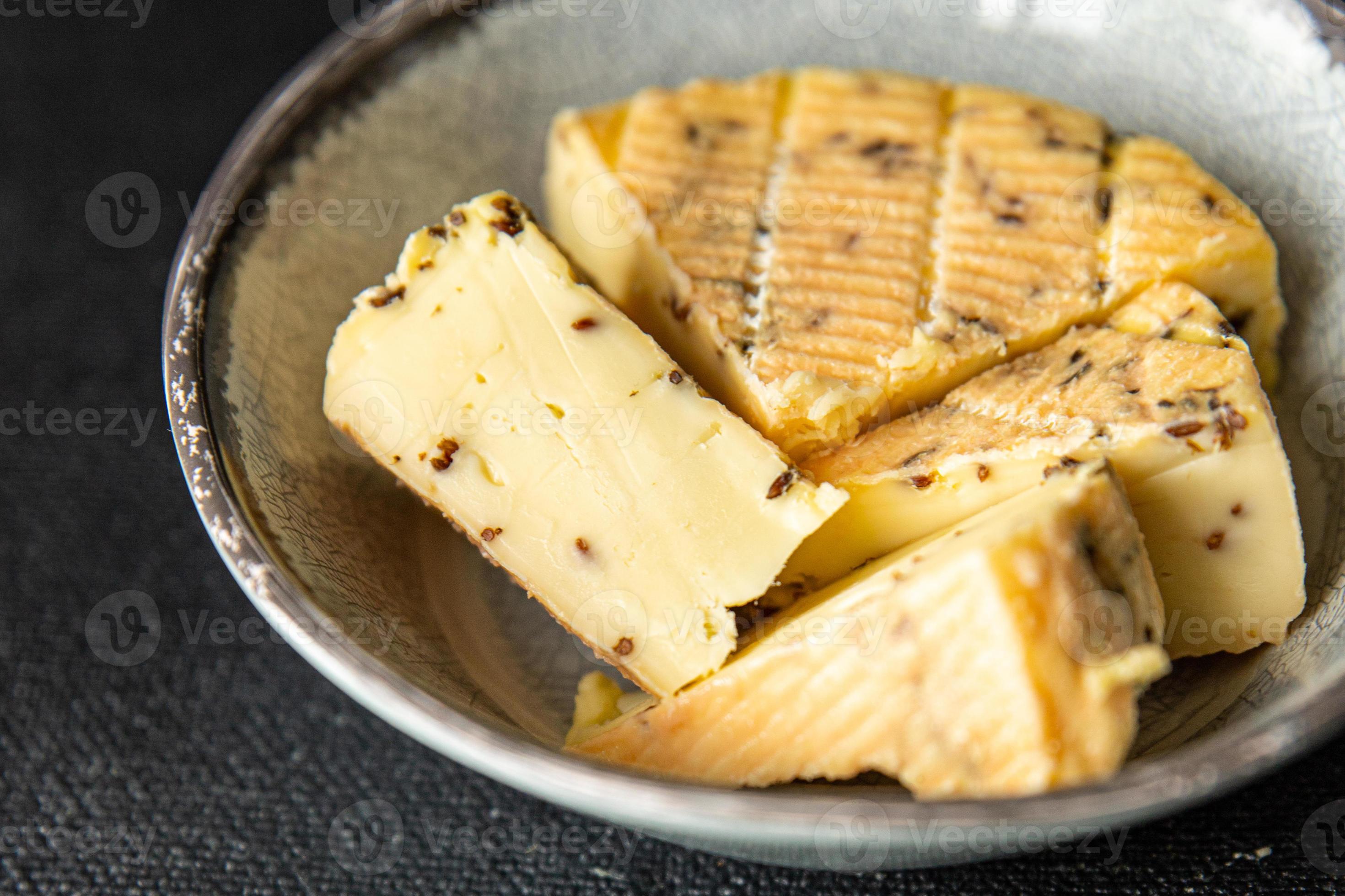 munster cheese cumin seeds fresh healthy meal food snack diet on the