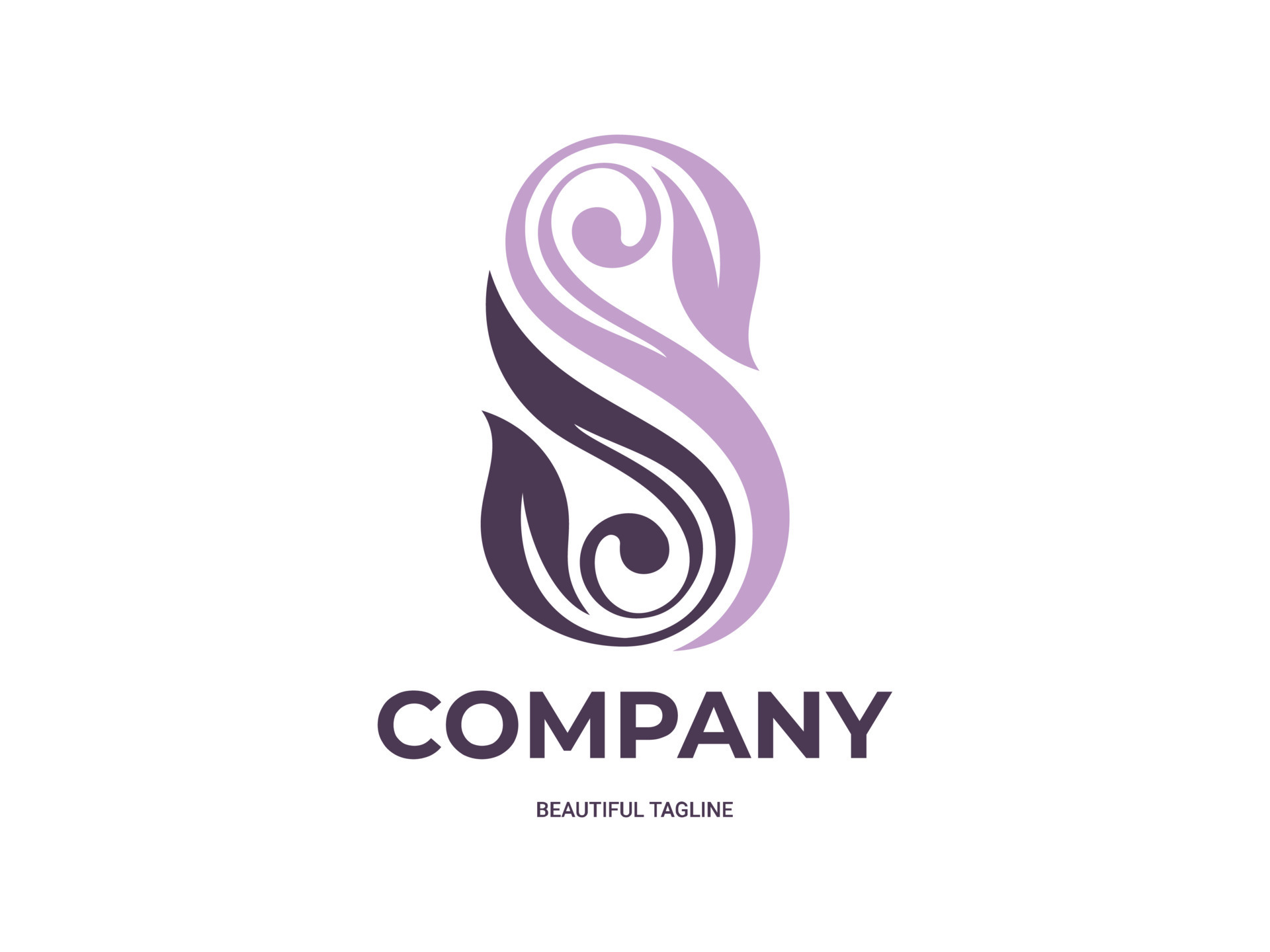 Idea De Dise o De Logotipo De Letra S De Lujo Con Hoja Inicial Del Idea De Dise o De Logotipo De Letra S De Lujo Con Hoja Inicial Del