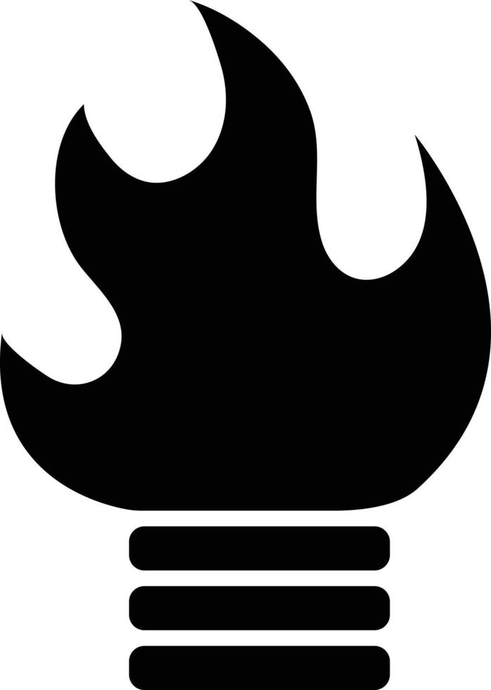 Flammable object icon simple icon for flammability or combustibility sign vector