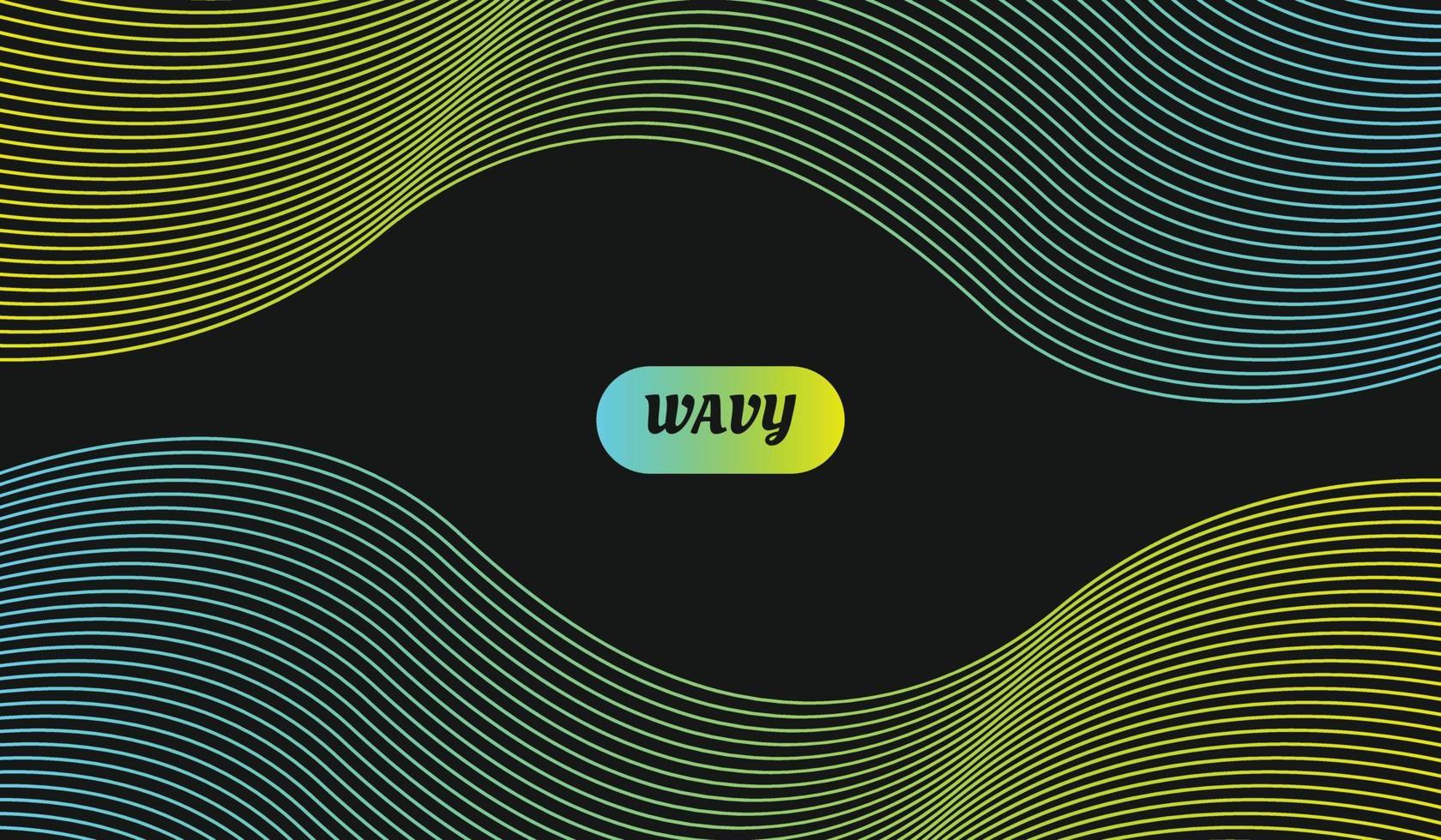 Wavy and fluid thin line background template copy space vector