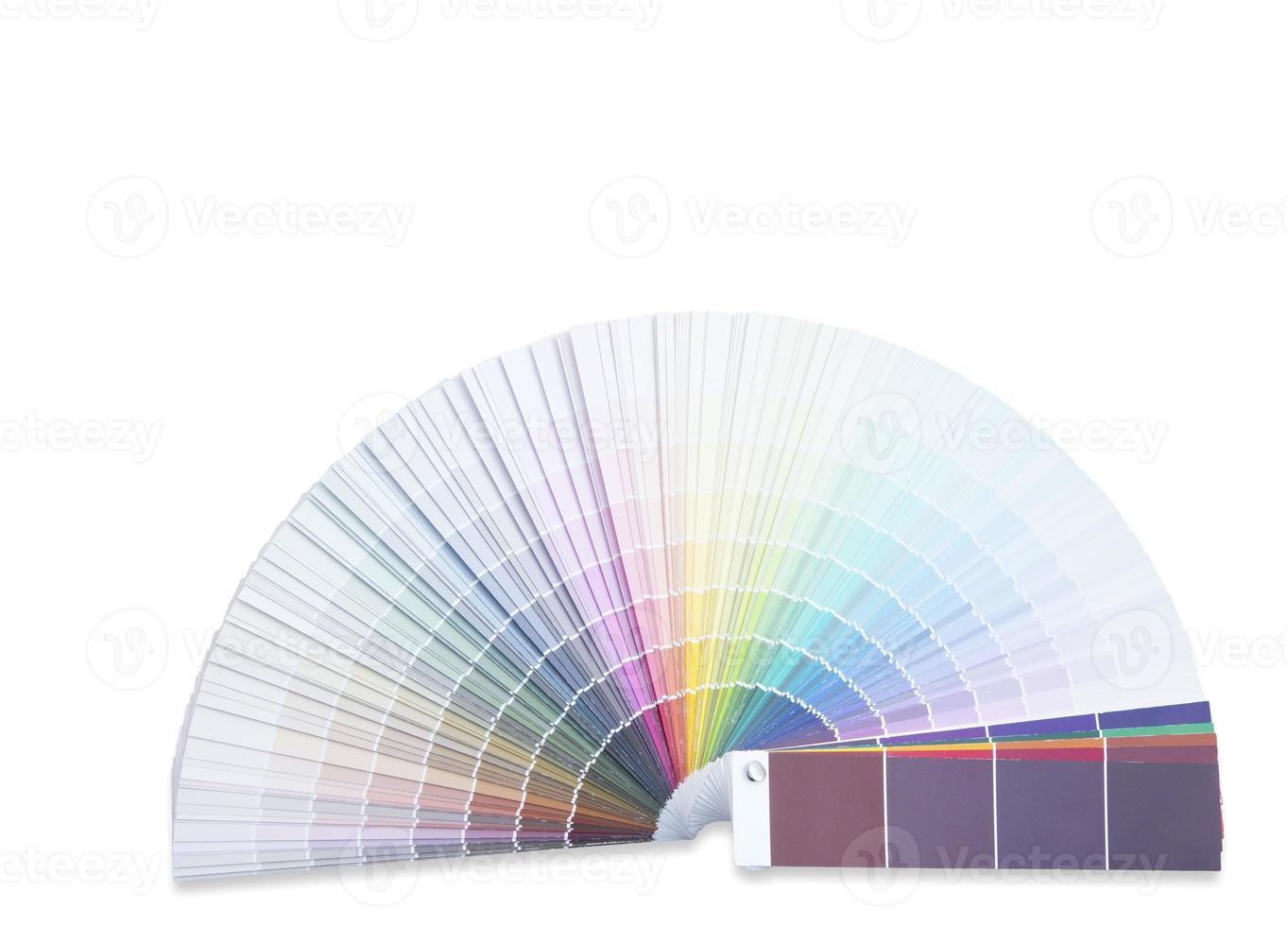 Color palette guide isolated on white background. photo