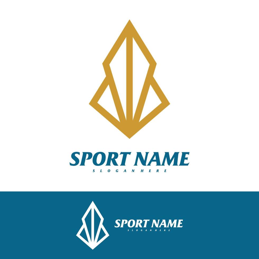 Symple Squid logo design vector template, Squid logo concepts illustration.
