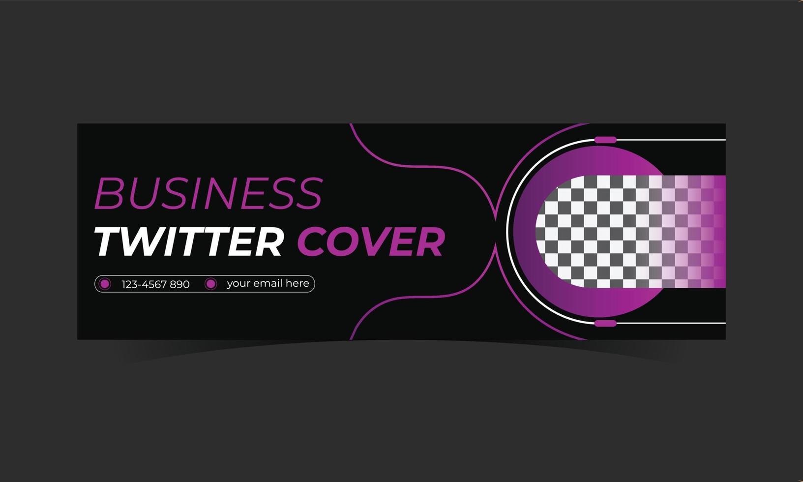 Social media cover and header design vector