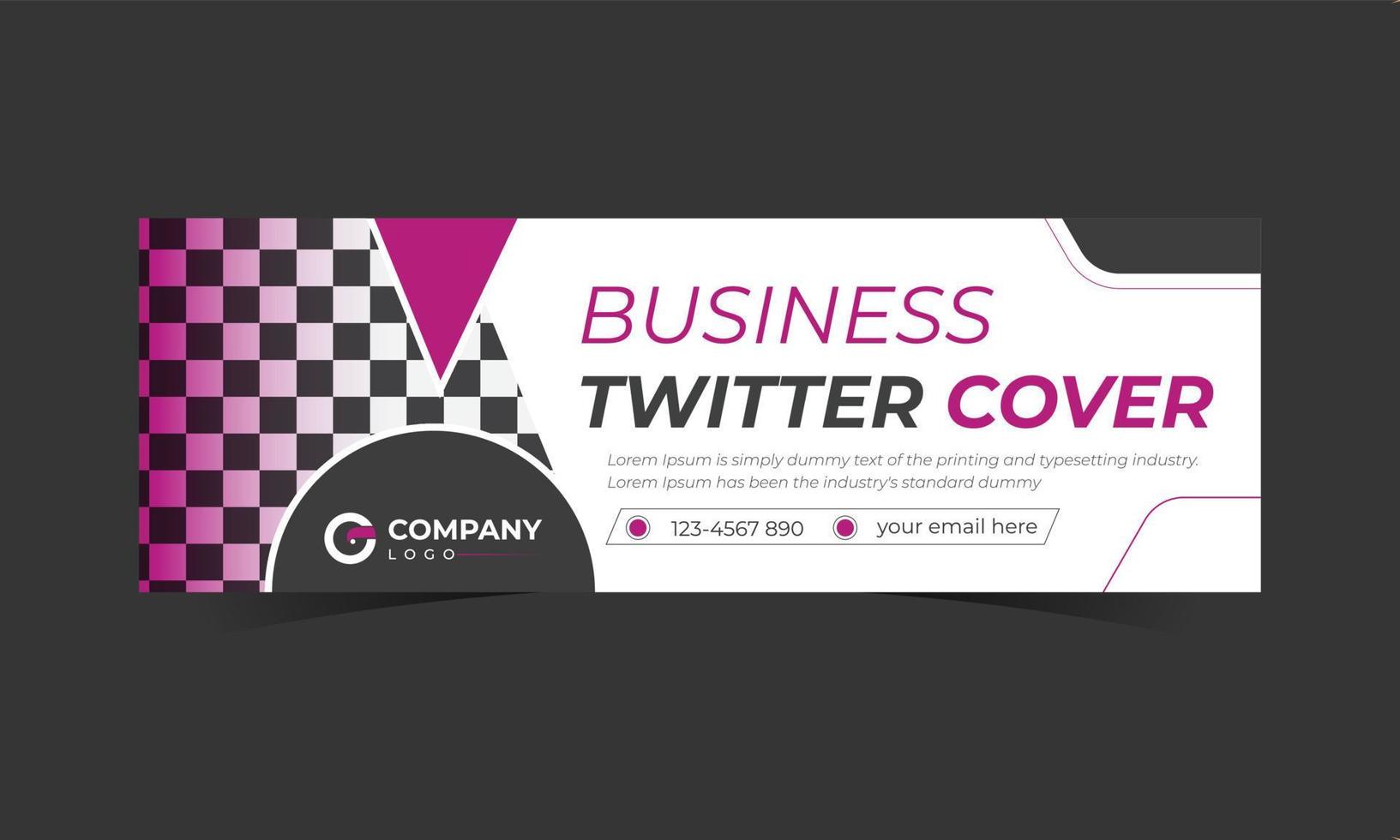 Social media cover and header design vector