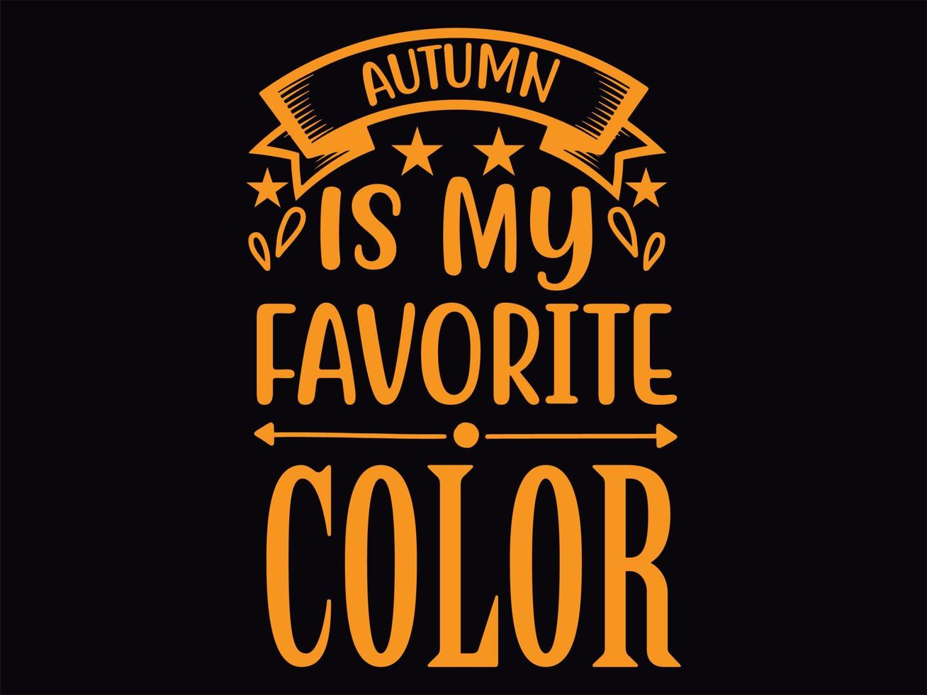 Autumn t-shirt design file vector
